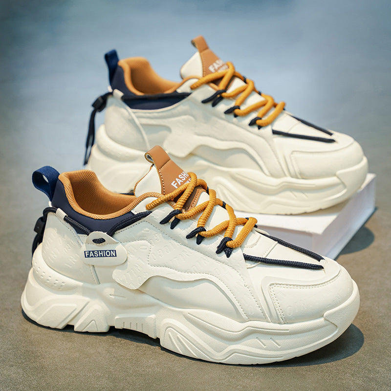 Damen Sportliche Chunky Sneakers mit atmungsaktiver Oberflächenstruktur R&B
