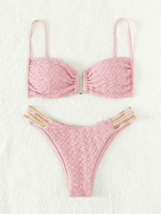 Damen Push-Up Bikini-Set mit elegantem eingearbeiteten Detail R&B