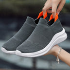 Unisex nan atmungsaktive Strick-Schlupfsneaker mit ergonomischem Memory-Fußbett R&B