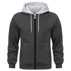 Herren Kapuzenjacke mit doppellagigem Material R&B