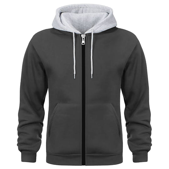 Herren Kapuzenjacke mit doppellagigem Material R&B
