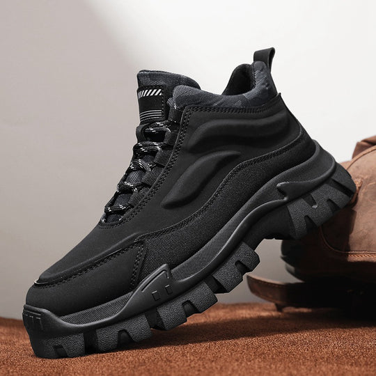 Damen Sportliche hohe Sneakers mit rutschfester Sohle und atmungsaktivem Obermaterial R&B