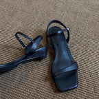 Damen elegante Sandalen mit modischem Riemchendesign und weichem Fußbett R&B