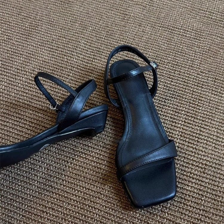Damen elegante Sandalen mit modischem Riemchendesign und weichem Fußbett R&B