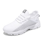 Herren nan atmungsaktive Stricksneaker mit profilierter Laufsohle und gepolsterter Fersenmanschette R&B