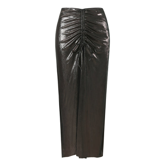 Damen Einteiler Badeanzug mit stilvollen Drapierungen und Perlendetails R&B