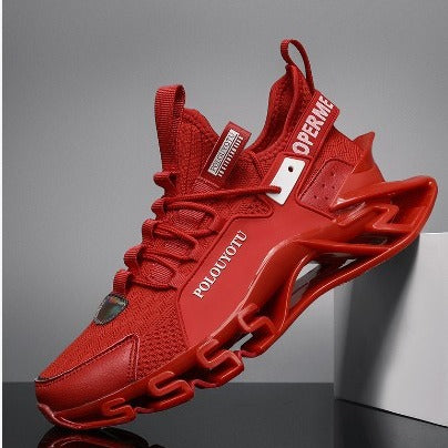 Damen Sportliche Hochleistungs-Sneaker mit atmungsaktiver Mesh-Oberfläche und rutschfester Sohle R&B