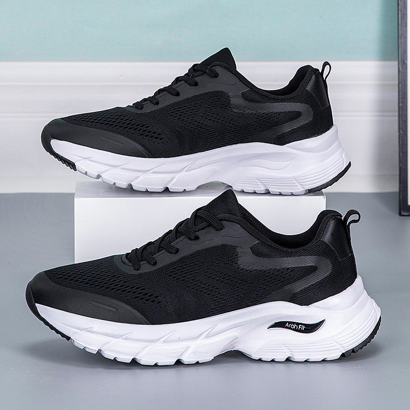 Damen Sportliche Laufschuhe mit atmungsaktivem Mesh-Obermaterial und stoßdämpfender Sohle R&B