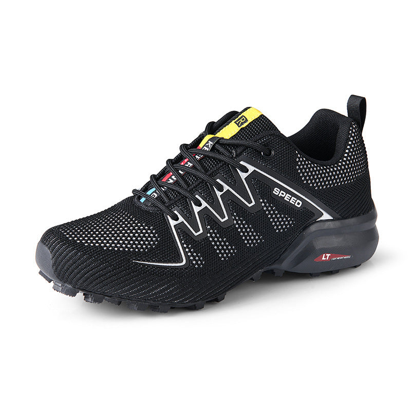 Damen Sportliche Trail-Laufschuhe mit atmungsaktiver Oberflächenstruktur und rutschfester Sohle R&B