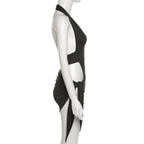 Damen Badeanzug mit tiefem V-Ausschnitt und trendigem Cut-Out R&B
