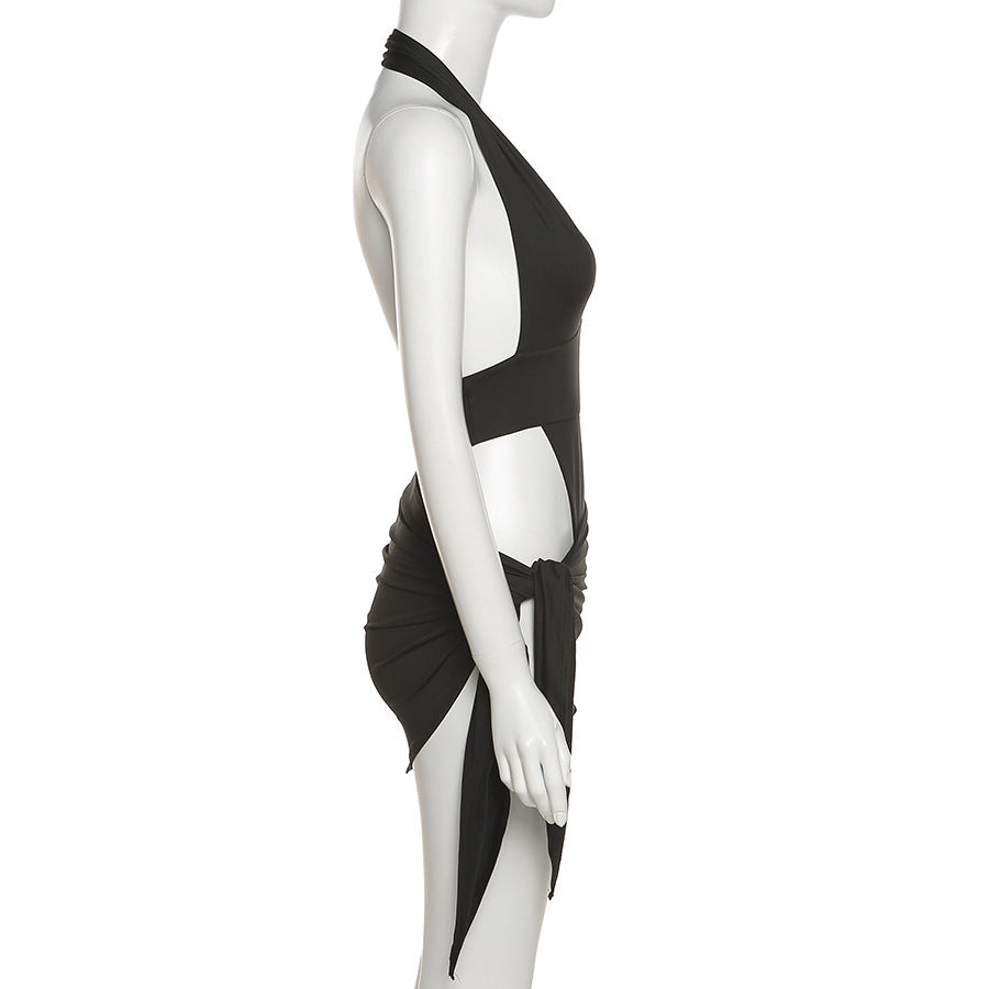 Damen Badeanzug mit tiefem V-Ausschnitt und trendigem Cut-Out R&B