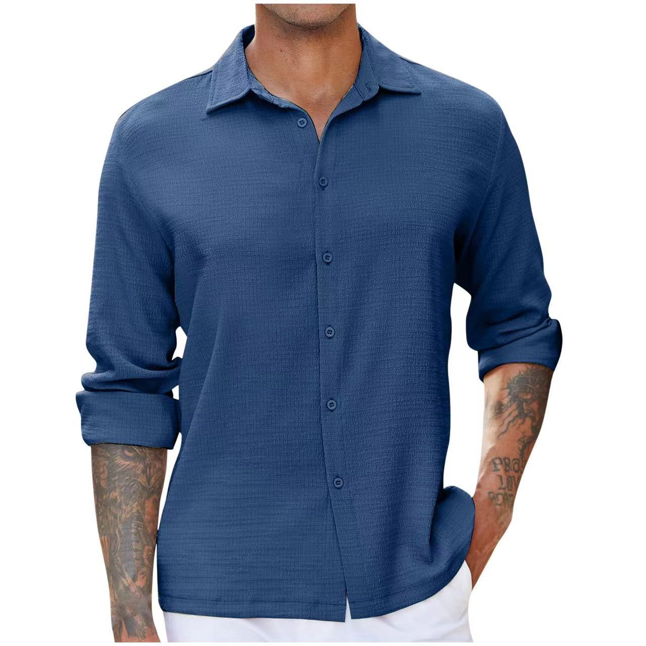Herren Langarmhemd R&B