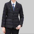 R&B | Damen Puffer Blazer Jacket - Mit Reverskragen und Ein-Knopf-Verschluss