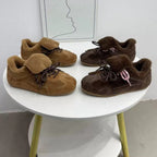 Damen Sportliche Fleece-Sneaker mit weichem Innenfutter und rutschfester Sohle R&B