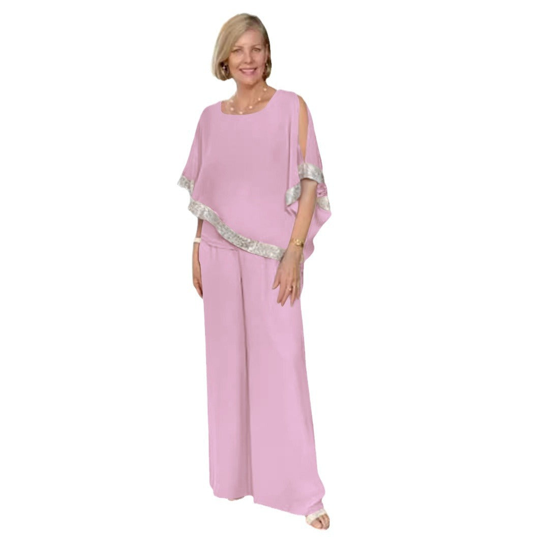 Damen Elegant geschnittenes Zweiteiliges Ensemble R&B