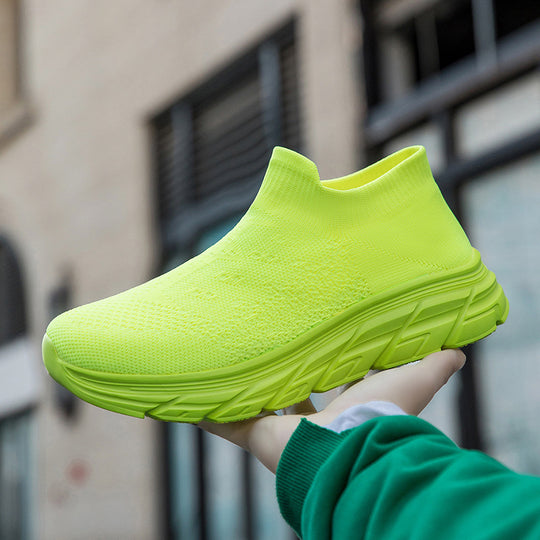 Damen Hochleistungs-Sneaker mit flexiblem Strick-Obermaterial und dämpfender Sohle R&B