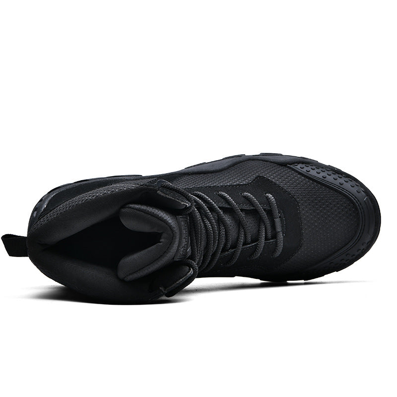 Herren Tactical Boots mit verstärktem Knöchelschutz und rutschfester Sohle R&B