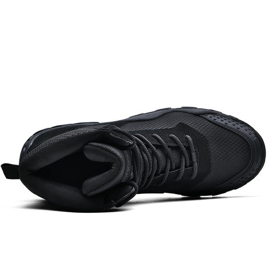 Herren Tactical Boots mit verstärktem Knöchelschutz und rutschfester Sohle R&B