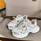 Damen Sportliche Lifestyle-Sneaker mit atmungsaktiver Mesh-Oberfläche und stoßdämpfender Sohle R&B