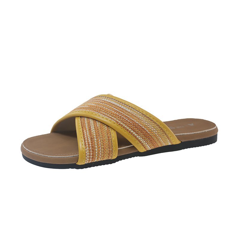 Damen modische Sandalen mit Pompons R&B