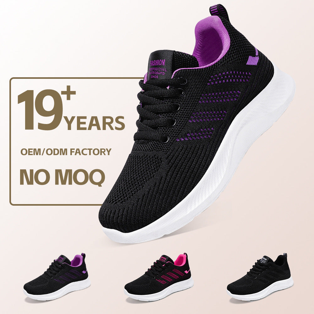Damen Sportliche Sneaker mit atmungsaktivem Obermaterial und Dämpfungssystem R&B