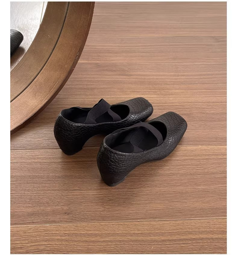 Damen Ballerinas mit gepolsterter Innensohle und elastischem Riemen R&B