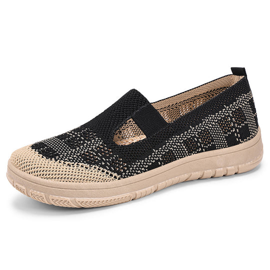 Damen Luftige Slipper mit offenem Schnitt und elastischem Riemen R&B