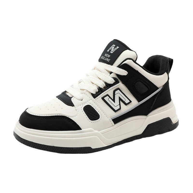 Damen Sportliche High-Top Sneakers mit modischem Design und atmungsaktiver Oberflächenstruktur R&B