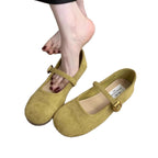Damen Ballerinas mit verstellbarem Riemen und weichem Innenfutter R&B