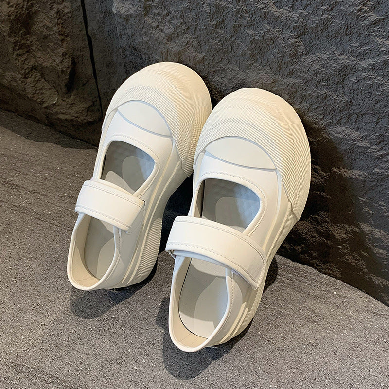 Damen Komfortable Slip-On Sneaker mit praktischem Klettverschluss R&B