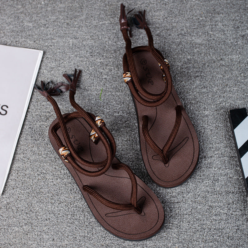Damen multifunktionale Freizeitsandalen mit verstellbarem Riemensystem und rutschfester Sohle R&B