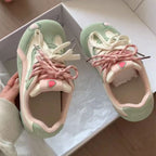 Damen Sportliche Sneakers mit verspieltem Obstmotiv R&B