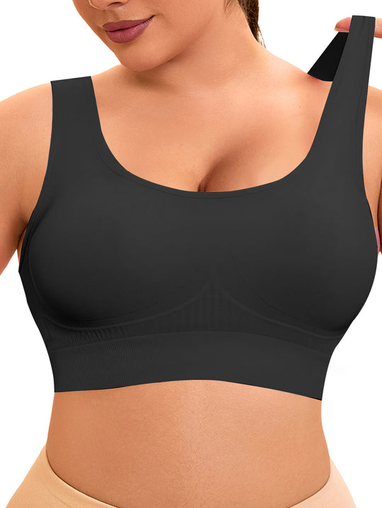 Damen Komfort-BH mit nahtlosem Design und stützendem Unterbrustband R&B
