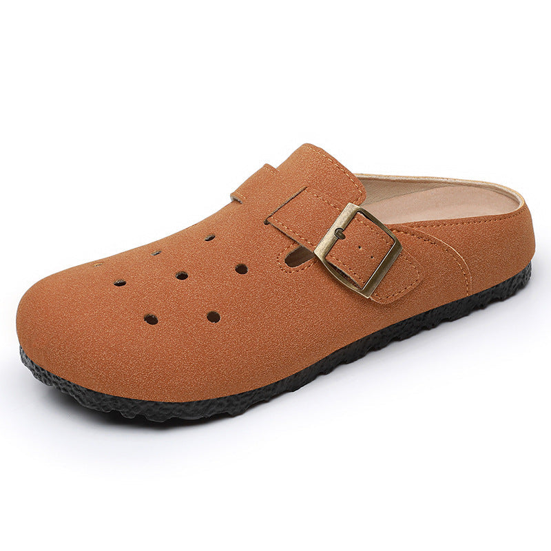 Damen Bequeme Clogs mit verstellbarem Riemen und Belüftungsöffnungen