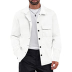 Herren Freizeitjacke mit strukturiertem Design und praktischen Brusttaschen R&B