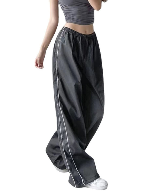 Damen Sportliche High-Waist Freizehhosen R&B