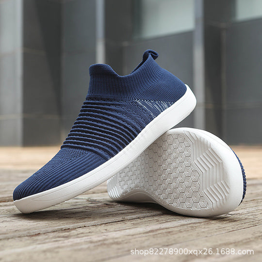 Unisex nan sockenähnlicher Stricksneaker mit elastischem Schaft und rutschfester Gummisohle R&B