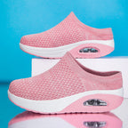 Damen Komfortable und atmungsaktive Clogs mit elastischem Obermaterial