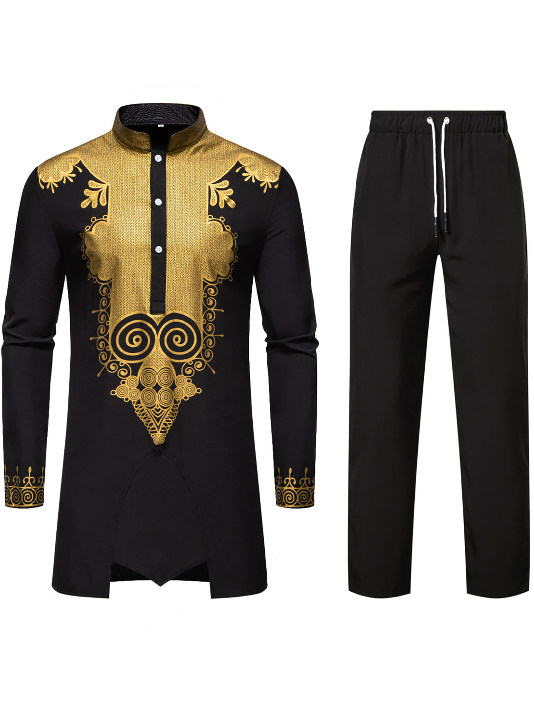 Herren elegantes Kombi-Outfit mit dekorativen Verzierungen R&B