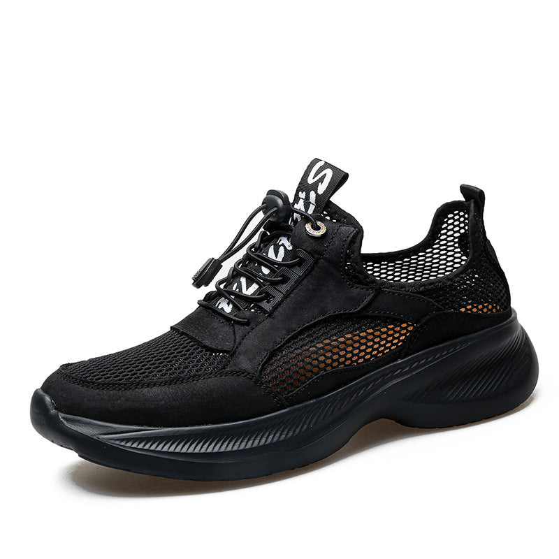 Herren Atmungsaktive Freizeitsneaker mit elastischem Schnellverschluss R&B