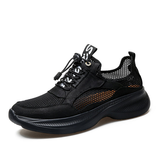 Herren Atmungsaktive Freizeitsneaker mit elastischem Schnellverschluss R&B