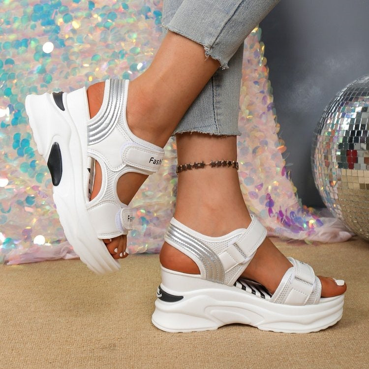 Damen Sportliche Sandalen mit gepolstertem Fersenriemen R&B