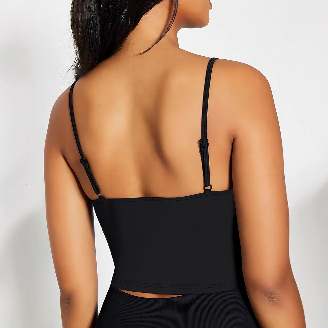 Damen Crop-Top mit kreativem Herz-Design R&B