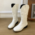 Damen Cowboystiefel im edlen Design mit detaillierter Stickerei R&B
