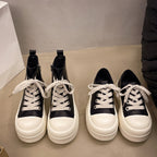 Damen Plattform Sneakers mit modischem Obermaterial und auffälligem Absatz R&B