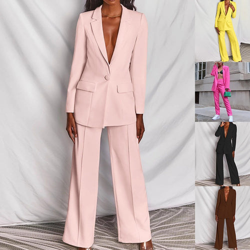 Damen Eleganter Anzug mit übergroßem Schnitt und modischen Akzenten R&B