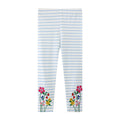 Mädchen Leggings mit buntem Blütenstickdesign R&B