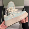 Damen Sneakers mit dicker Plateausohle und atmungsaktivem Obermaterial R&B