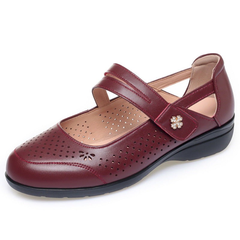 Damen Komfortable Ballerinas mit atmungsaktivem Design und praktischem Riemen R&B