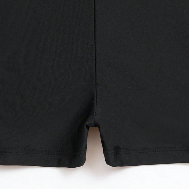 Damen Hochgeschnittene Bikinishorts mit elegantem Kreuzdesign R&B